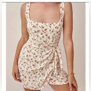 Reformation hedy flora mini dress